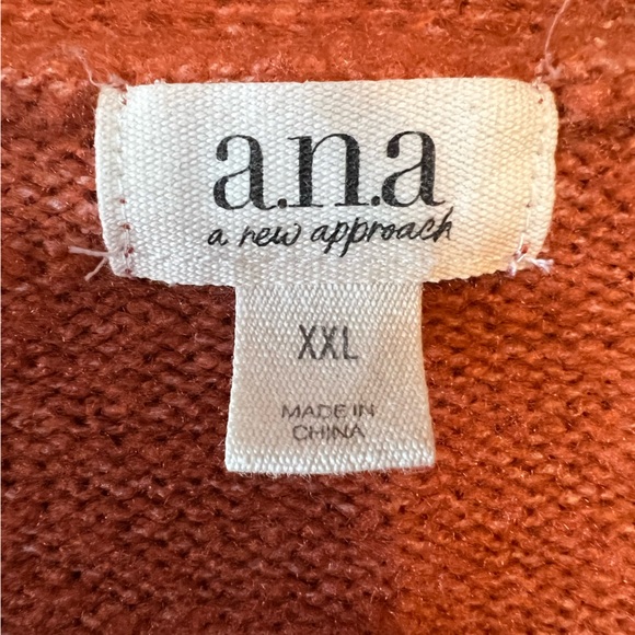 Floral Embroidered V-Neck Cropped Cardigan Rust Size XXL - Picture 7 of 11